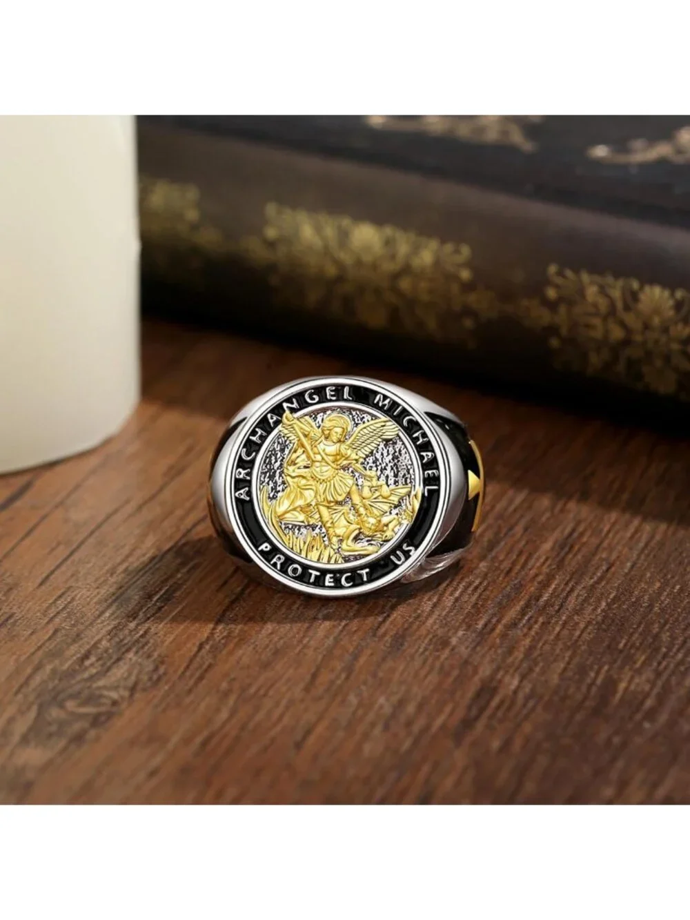 Religious Protection Rings for Men & Women - Spiritual Jewelry, Faith Symbol